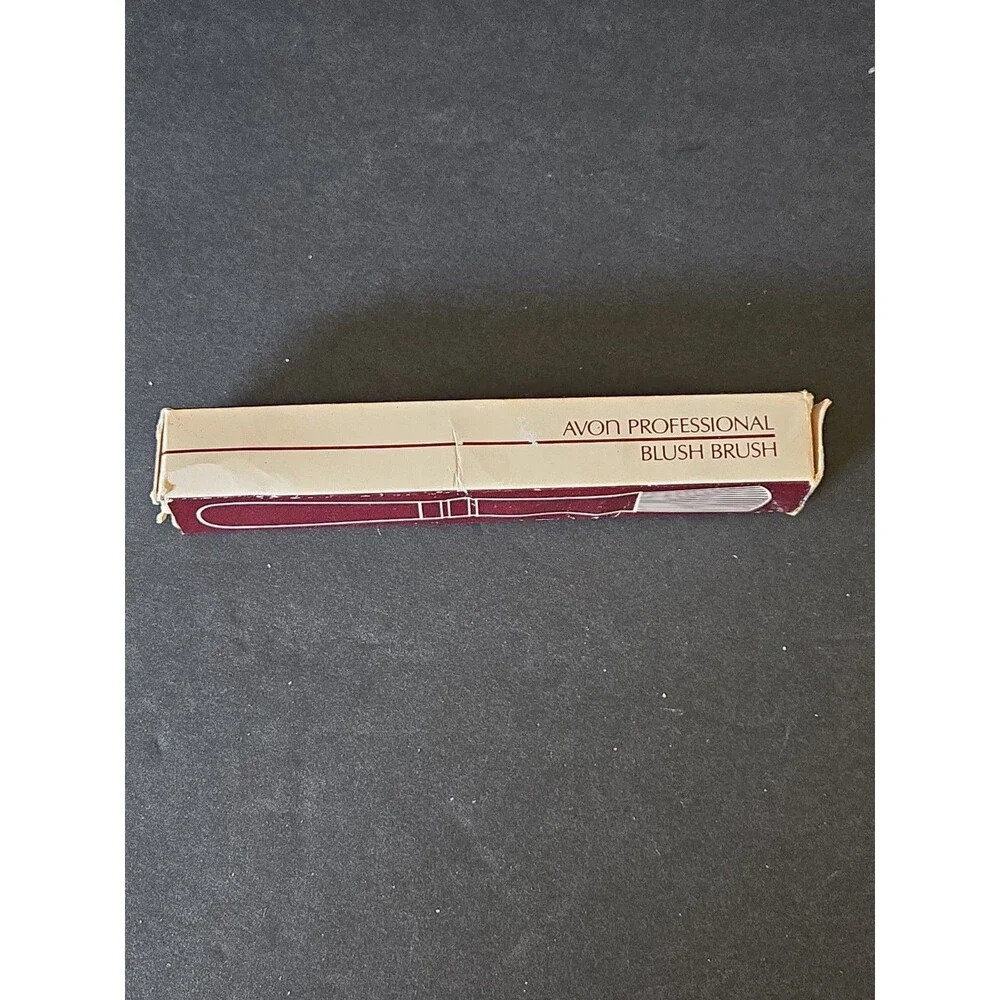 Vintage 1981 NOS New Avon Professional Blush Brush Original Box Sealed
